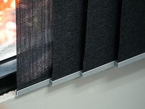 Panel Track Blinds for Sliding Glass Door, Adjustable Track for Patio Entry,