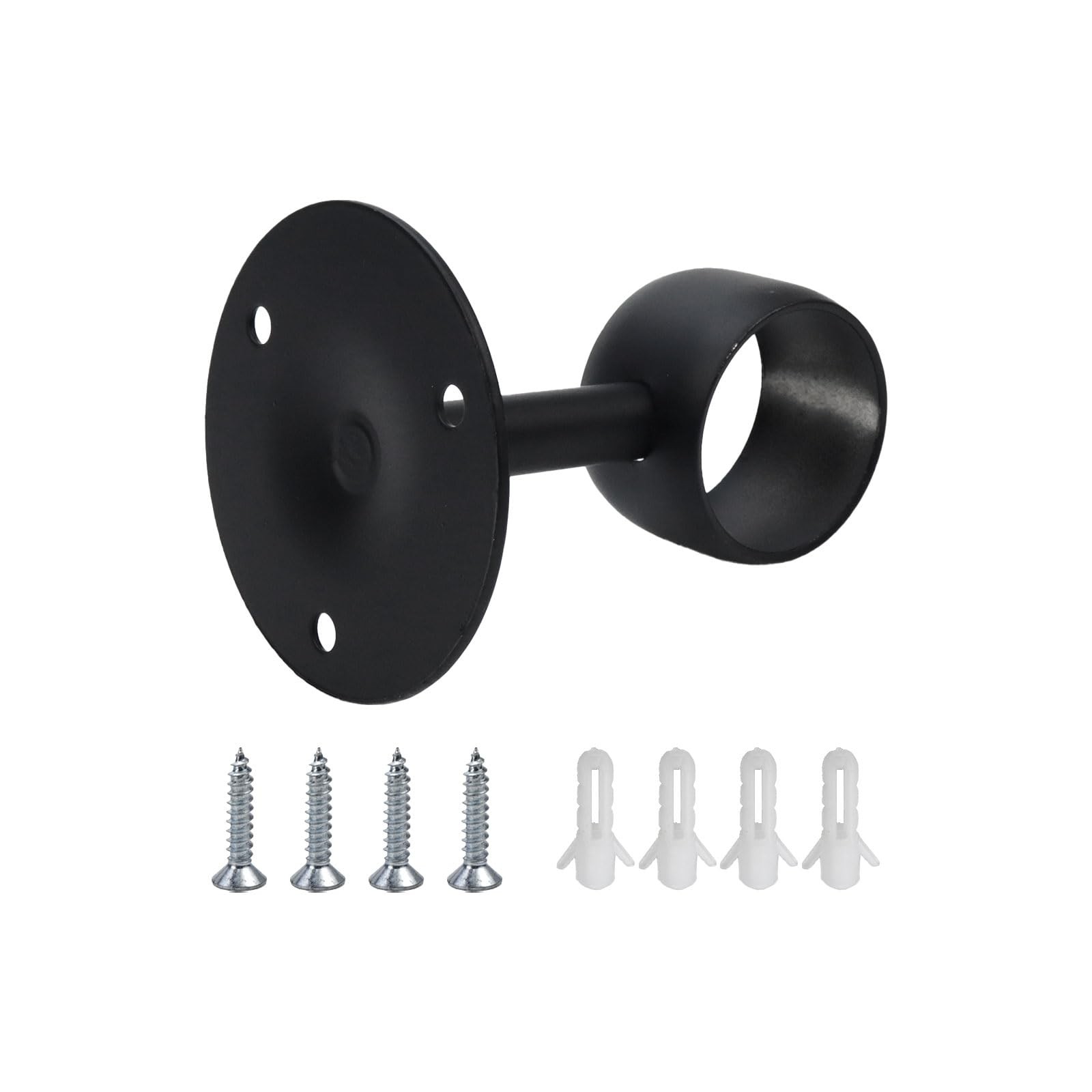 Antrader Curtain Rod Ceiling-Mount Bracket 1 1/2 Inch,Curtain Rod Brackets Ro…