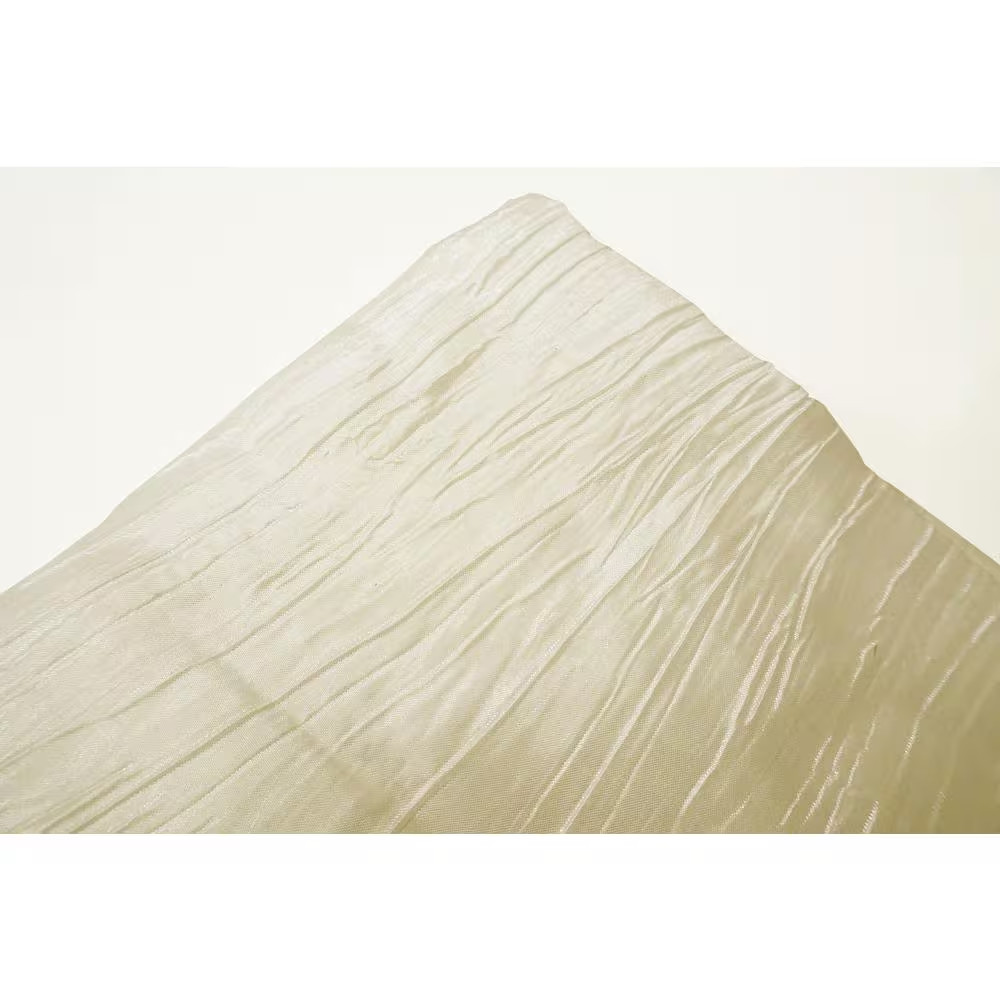 Ivory Solid Grommet Room Darkening Curtain – 55 In. W X 84 In. L