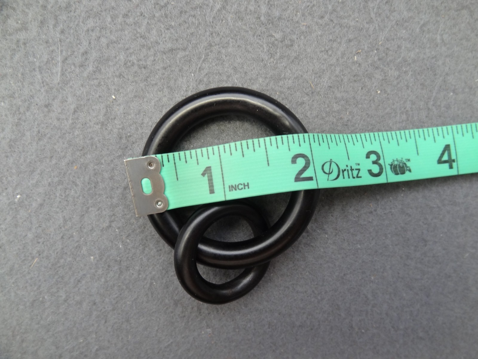 Pottery Barn (3) Small 0.75″ Rod Matte Black Round Ring Drapery Drape Curtain