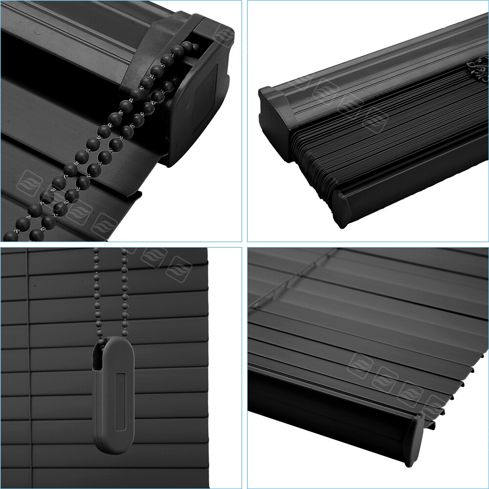 Changshade Mini Blind Custom CUT Corded Horizontal Blinds 1” Vinyl Window Blinds