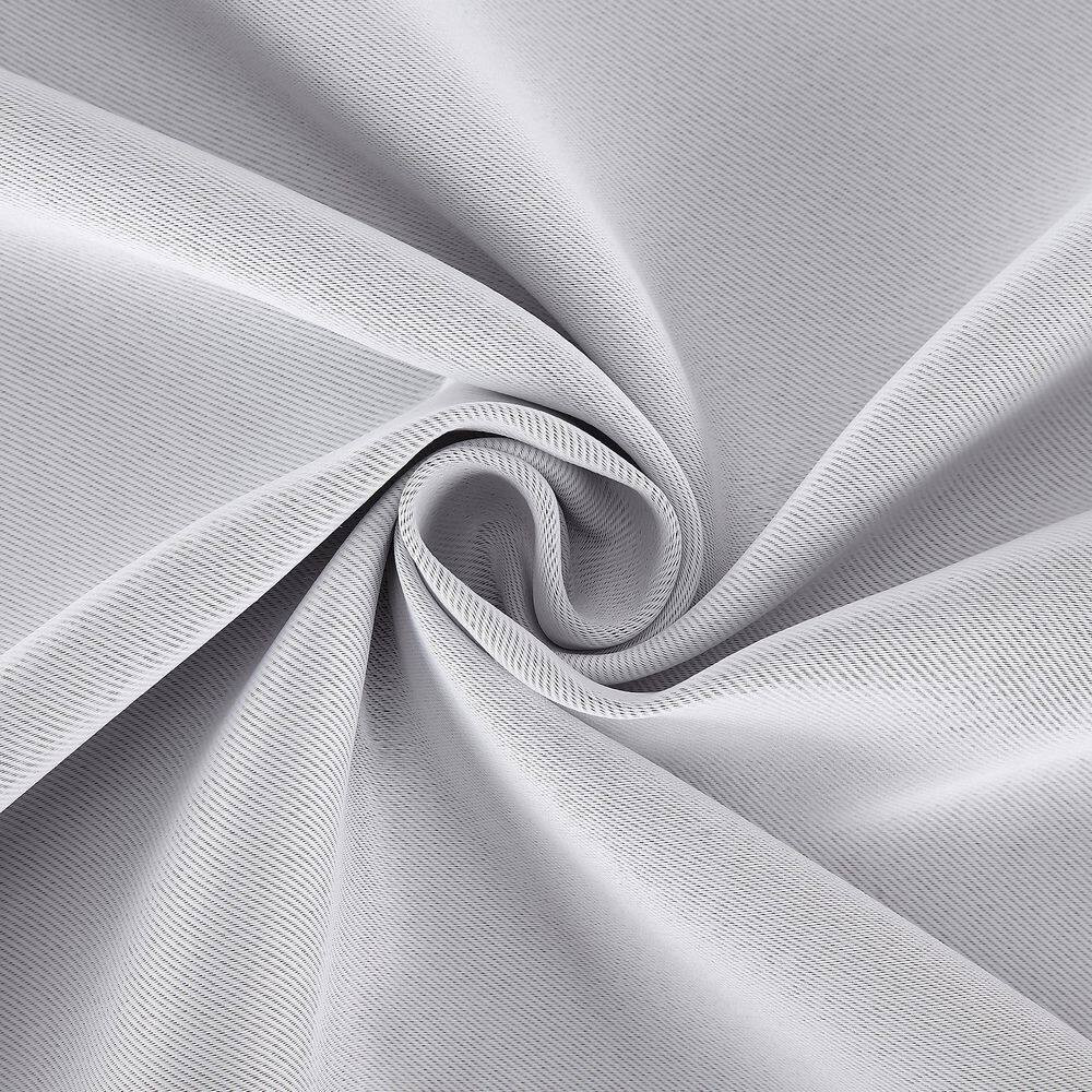 Riley Kids Bedroom 40 In. W X 63 In. L Blackout Grommet Curtain Panel in White