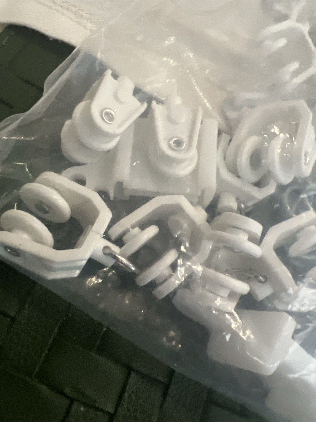 40 Curtain Track Spares Straight Curved track Rollers Glider Hook Rail Parts