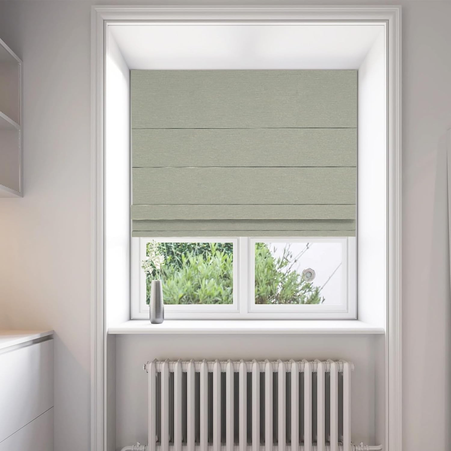 Changshade Blackout Cordless Blinds for Window No Tools No Drill Roman Shades