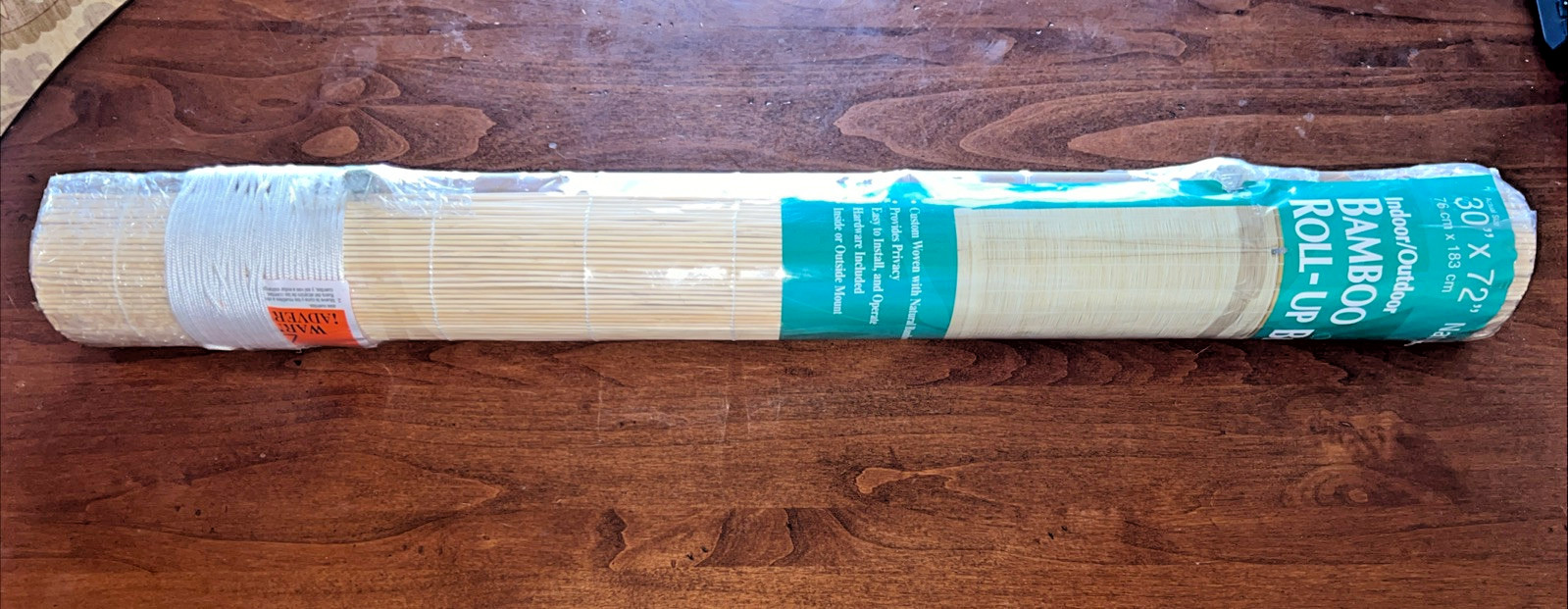 Elegant Windows – Bamboo Roll Up Window Blind Sun Shade W30″ x H72″