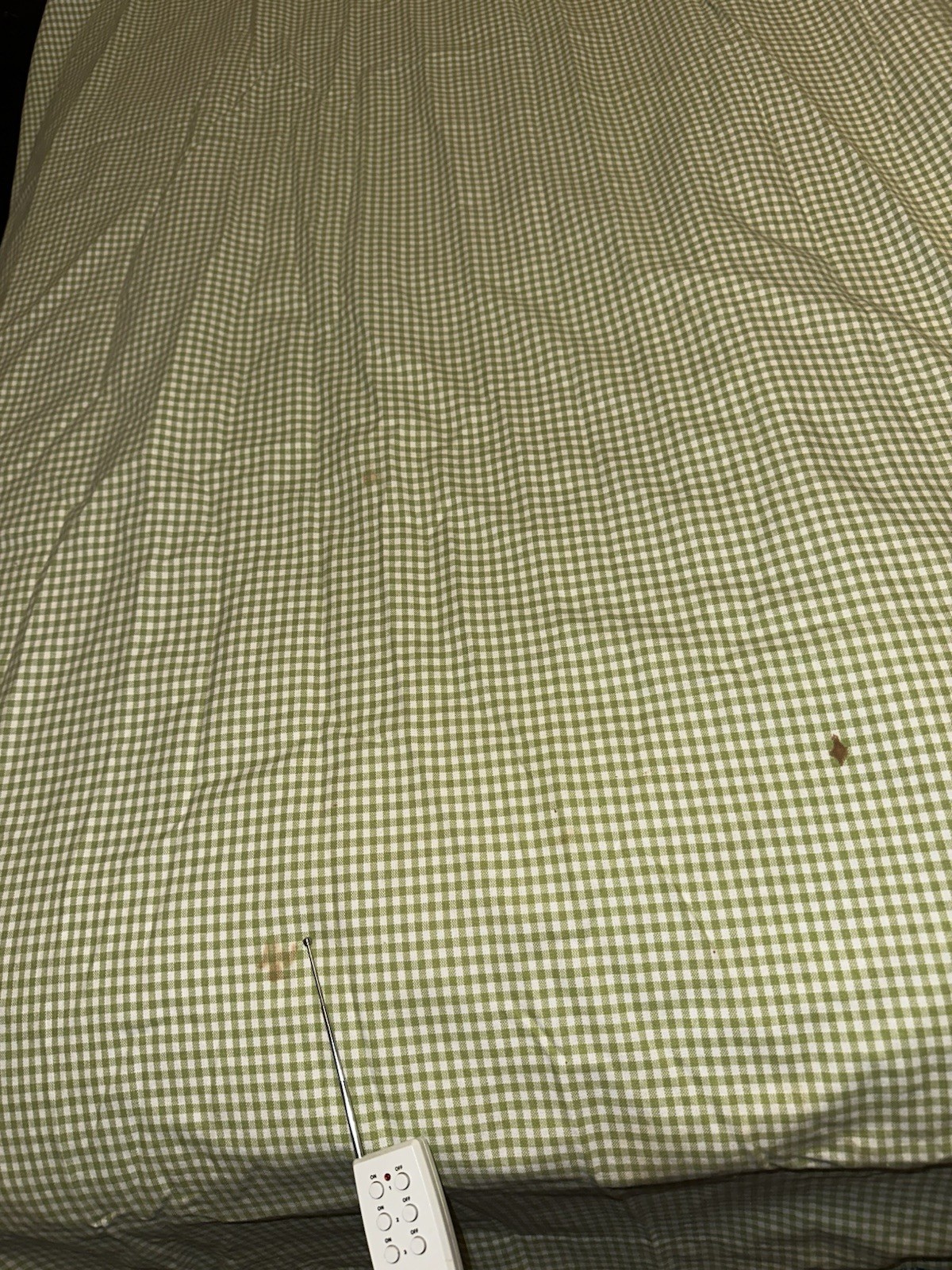 2 Pottery Barn Kids Green Gingham Lined Curtains Drapes 44” X 84”
