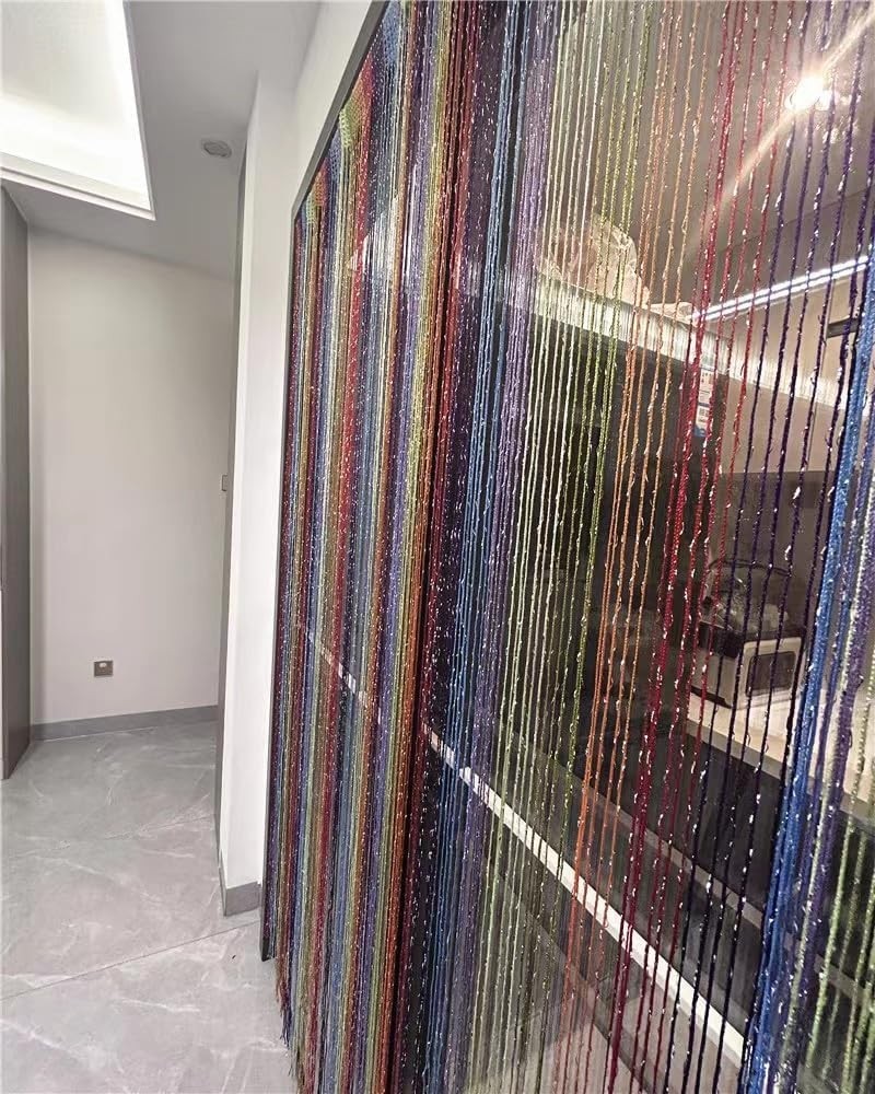 Decorative Door String Curtain Wall Panel Fringe Window Room Divider Blind Di…