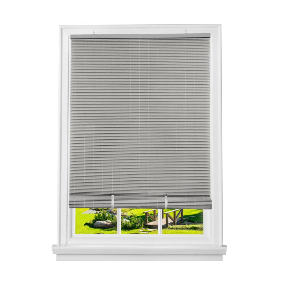 WINDOW BLINDS Indoor/Outdoor Cordless Vinyl Roll-Up Multiple Colors & Sizes