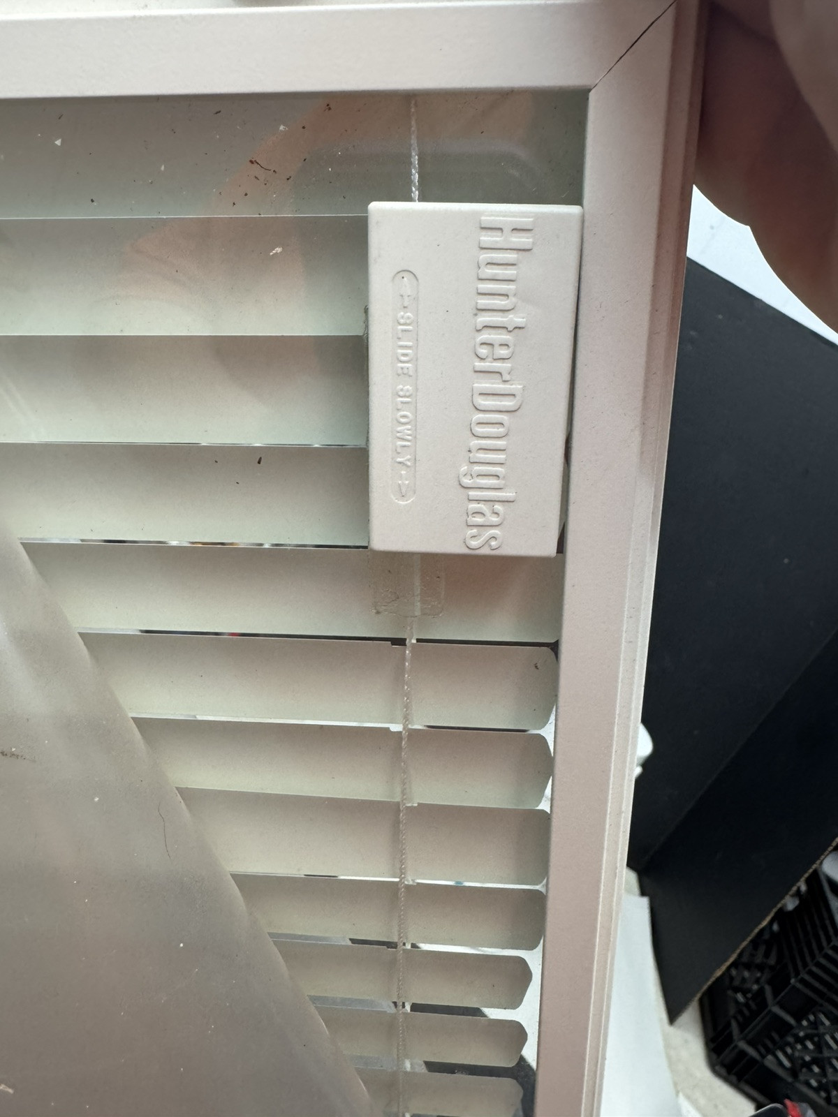 hunter douglass blinds 7 22×36 magneflex doorlite alabaster add on enclosed