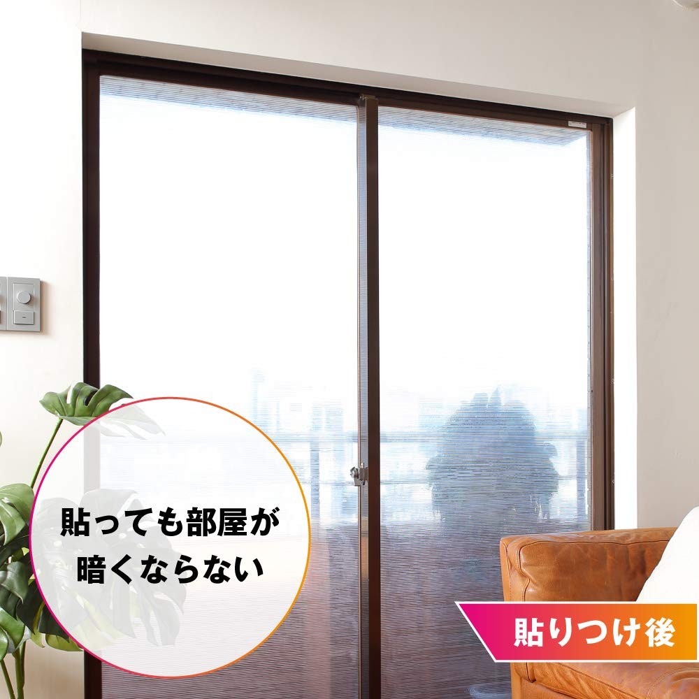 Window Glass Insulation Sheet, Clear, Water-Repellent, 90cm x 1.8m x 2mm