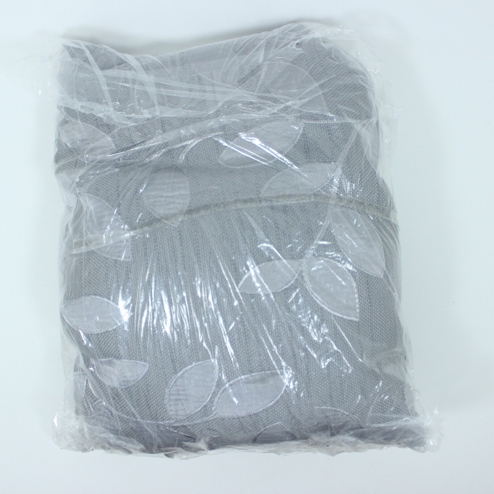 Linden Street Gwen Leaf Grommet Light Filtering Curtain Panel Gray 50 95