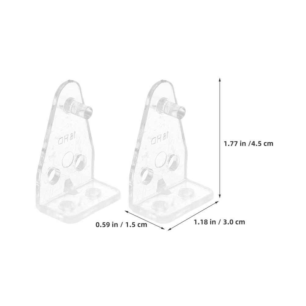 16pcs Hold Down Brackets: Door Blinds Bottom Bracket – Bottom Rail Hold Clips