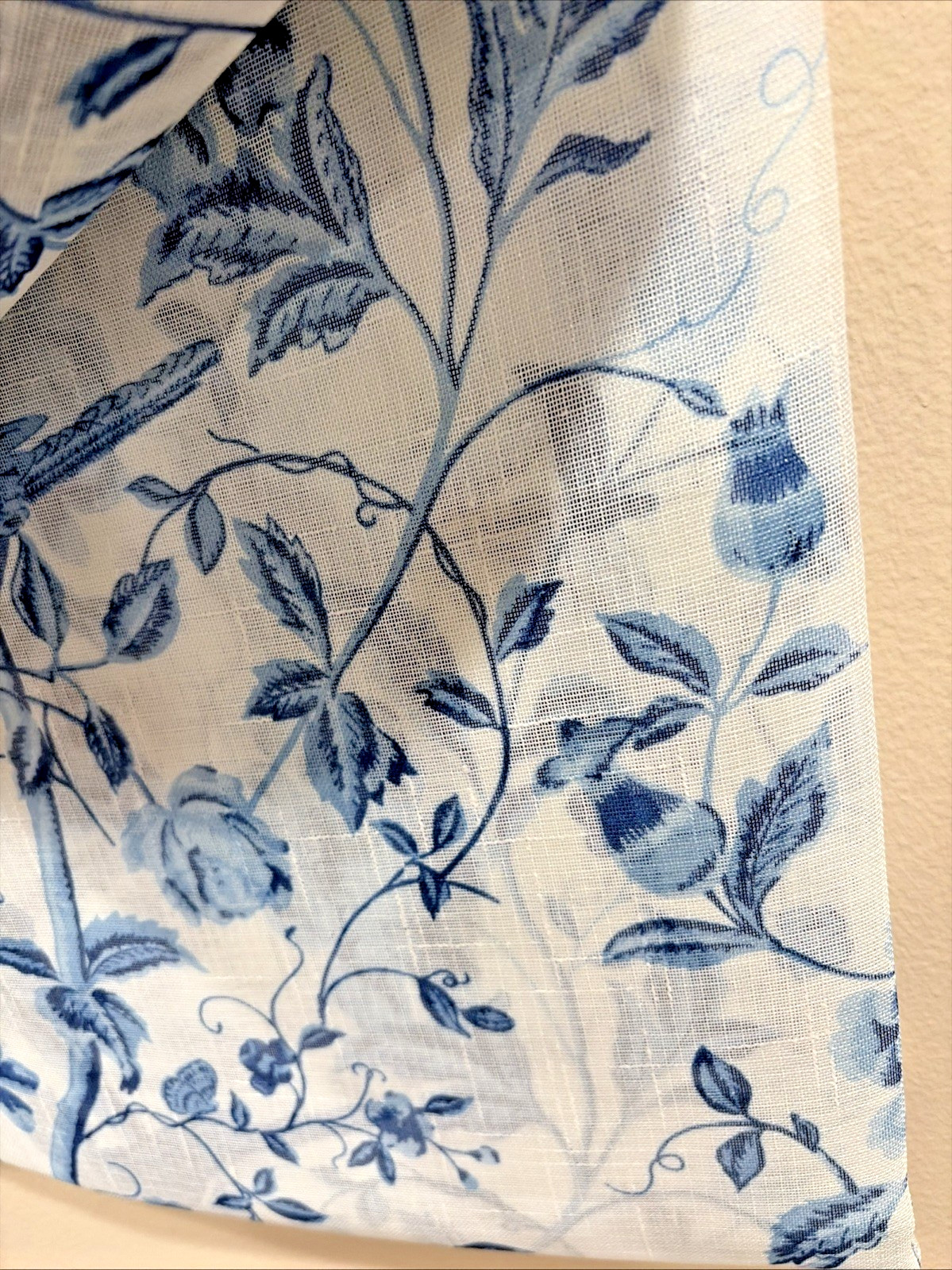 4 Laura Ashley Summer Palace Floral Birds Pole Top Window Panels Curtains 38×84”