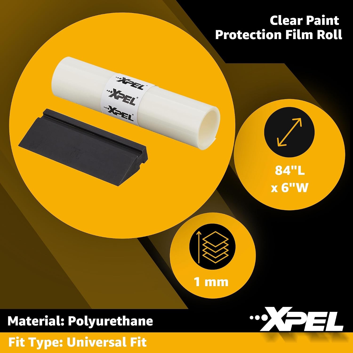 Self Healing Clear Paint Protection Film Roll 6×60 Inch Non Yellowing XPEL Clear