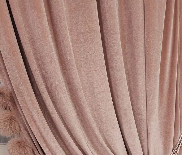 New French Luxury Velvet Curtains Room Princess High-end Villa Style Textured
