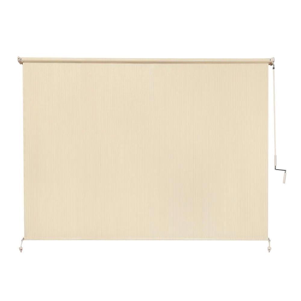Coolaroo Exterior Roller Shade UV Blocking Fade Resistant Fabric 96 in. Wide