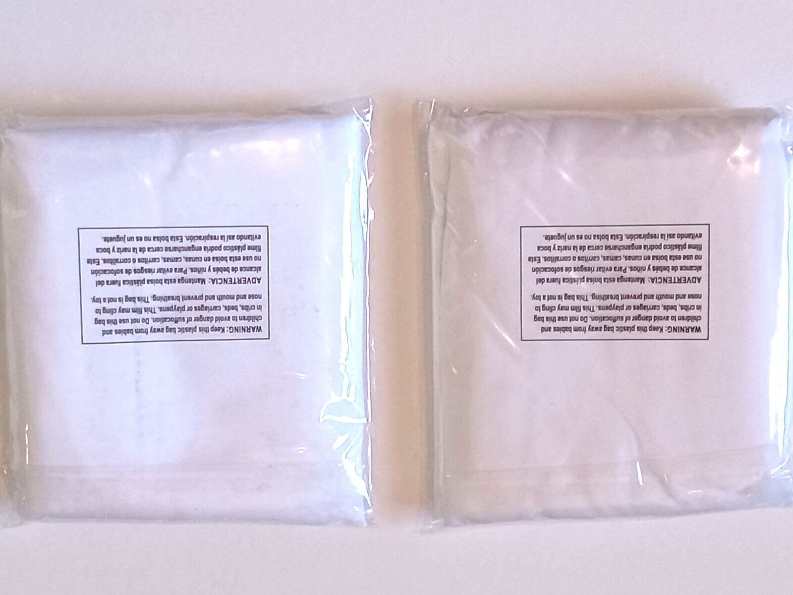 2 Pack Sheer Rod Pocket Panels DOS White 108in x 84in NIP x 2