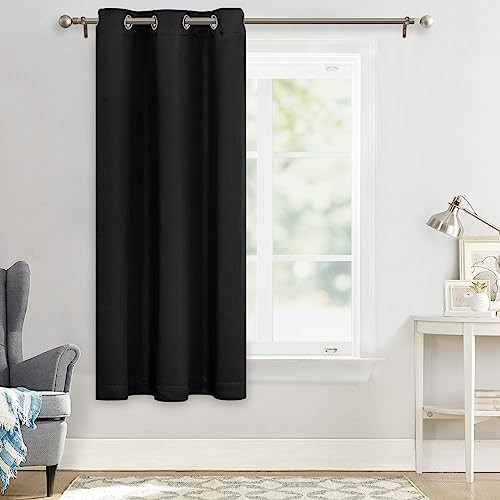 Grommet top Thermal Insulated Windowout 42″W x 63″L (Pack of 1) Black
