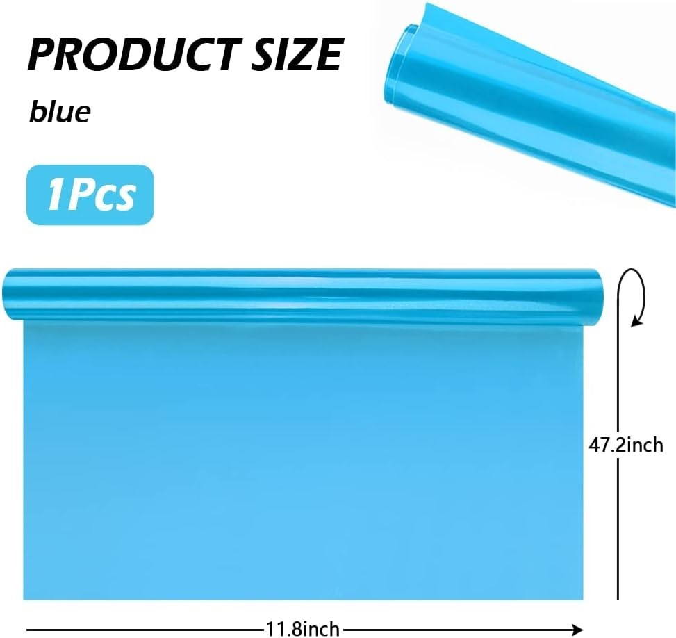 12×48 Inch Dark Blue Vinyl Tint Film – Protect & Decorate Your Lights