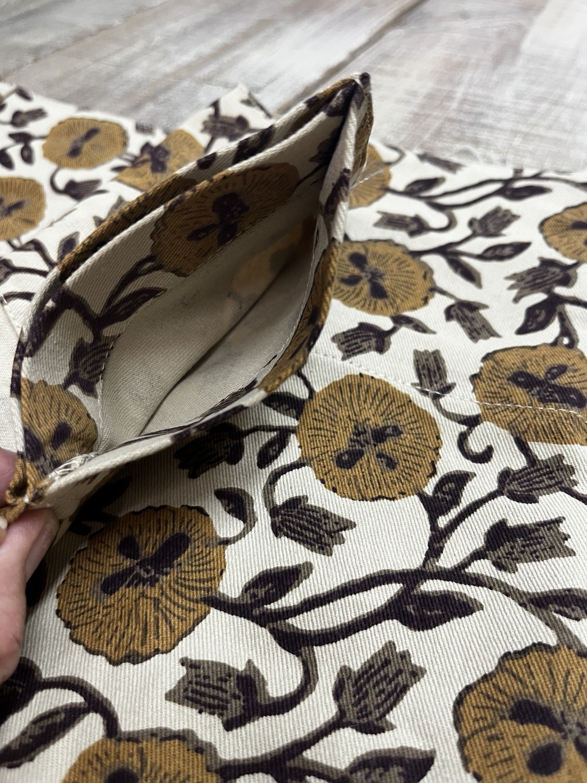 West Elm (1) Laney Floral Curtain Drape 48”x84” Unlined Honey Multi NWOT