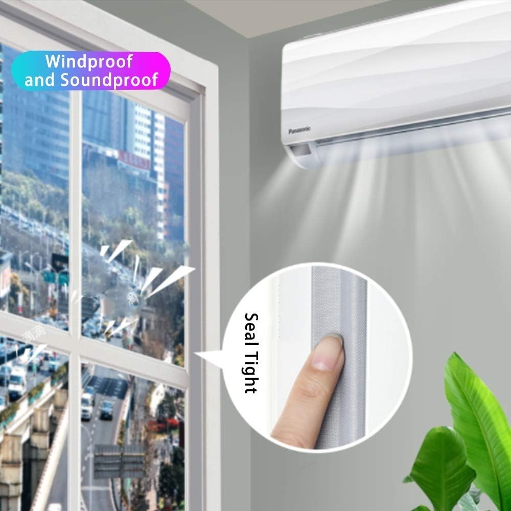 118 Inch Window Draft Stopper Foam Seal Strip Self Adhesive, Window Insulatio…