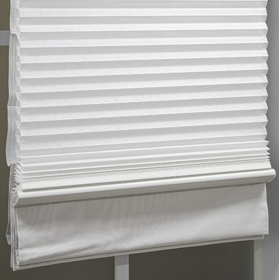 Insulating Energy Saving Cordless Blackout Roman Shade – Many Sizes – Colors
