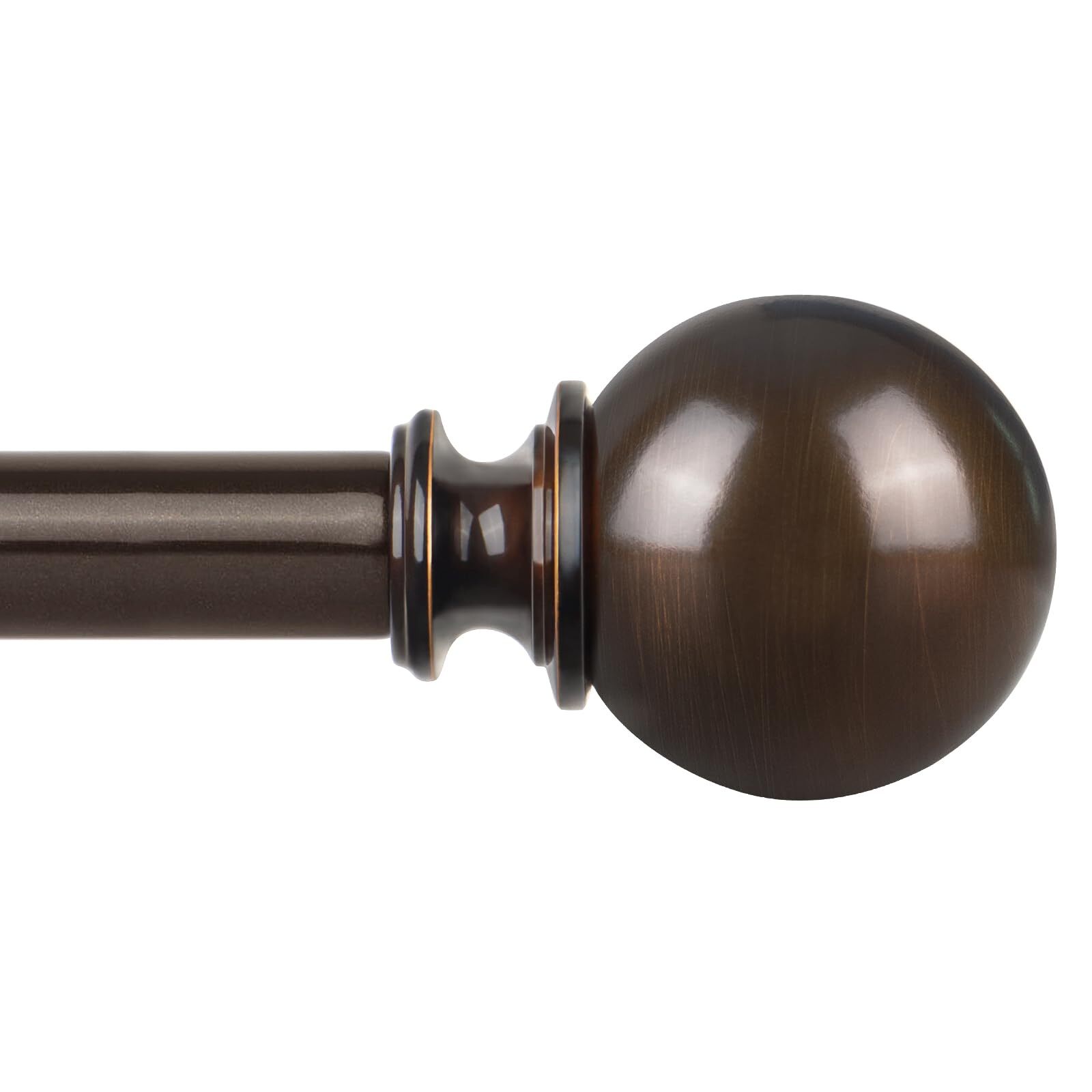 Curtain Rods for Windows 48 to 84 Inches, Bronze Curtain Rod 32 to 86 Inches …