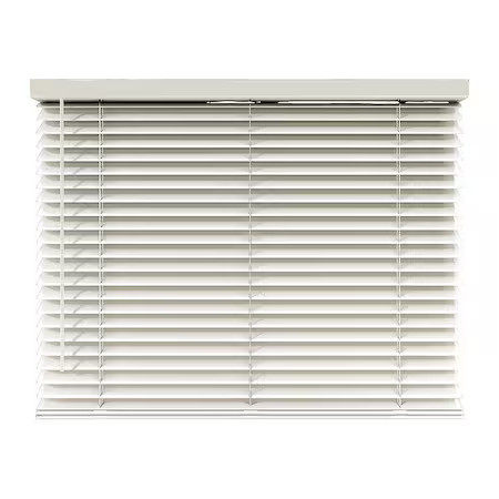 Keystone Fabrics Fw-44X48 Cordless Faux Wood Blind, White, 48 In H