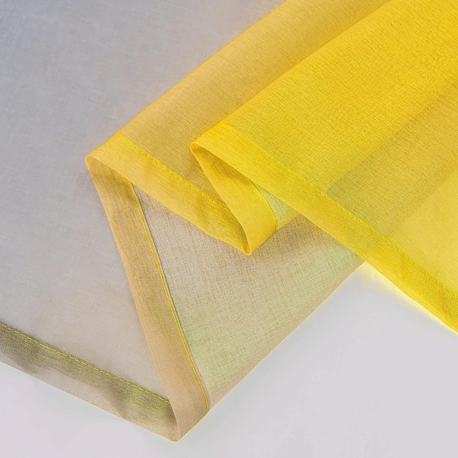 Kitchen Curtains Yellow Lemon and Light Grey Sheer Bathroom Window Curtains 42 X