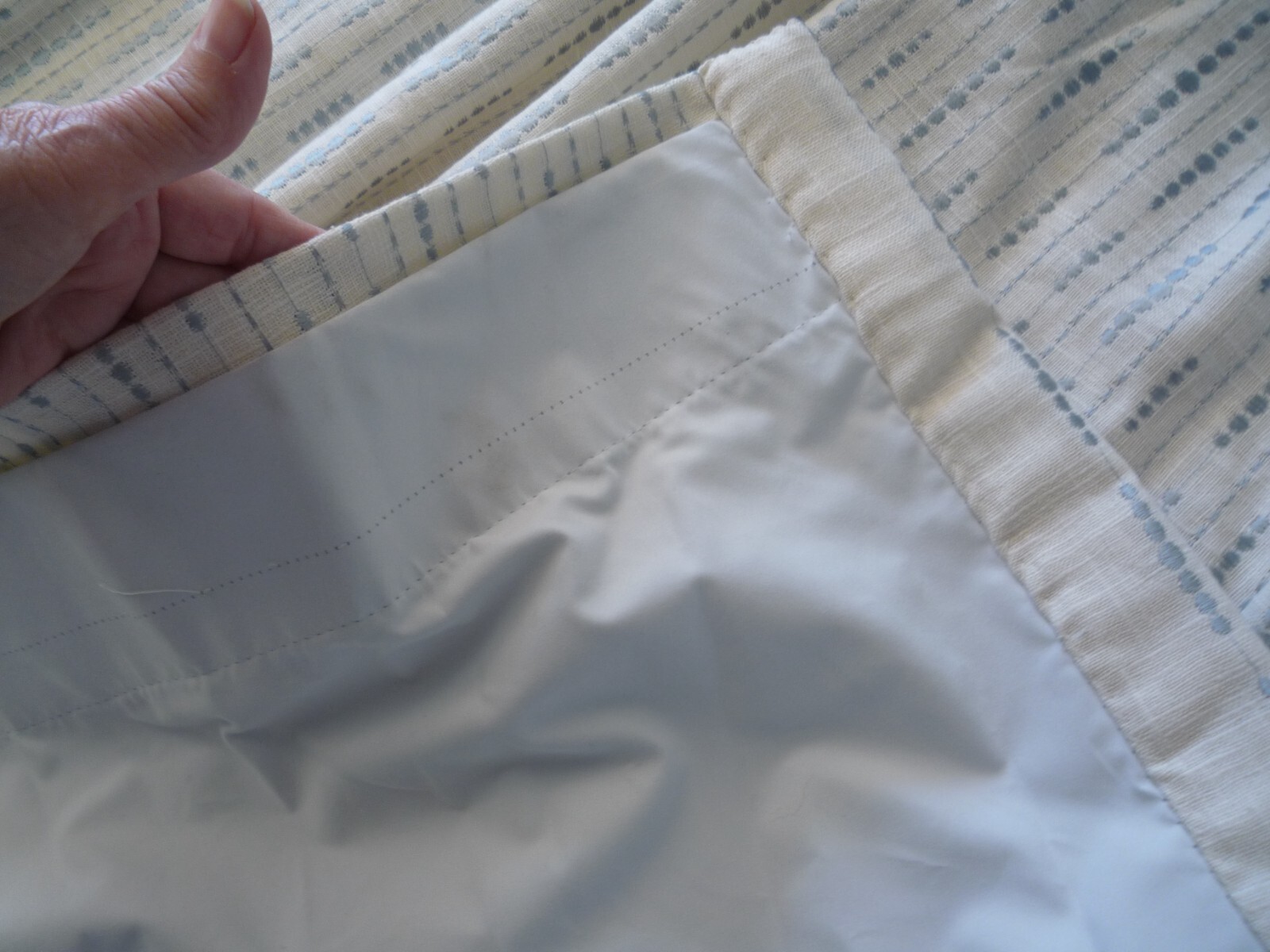 CUSTOM MADE LINEN DOUBLE LINED BLACKOUT PLEATED DRAPE 39″X109″ PANEL GORGEOUS