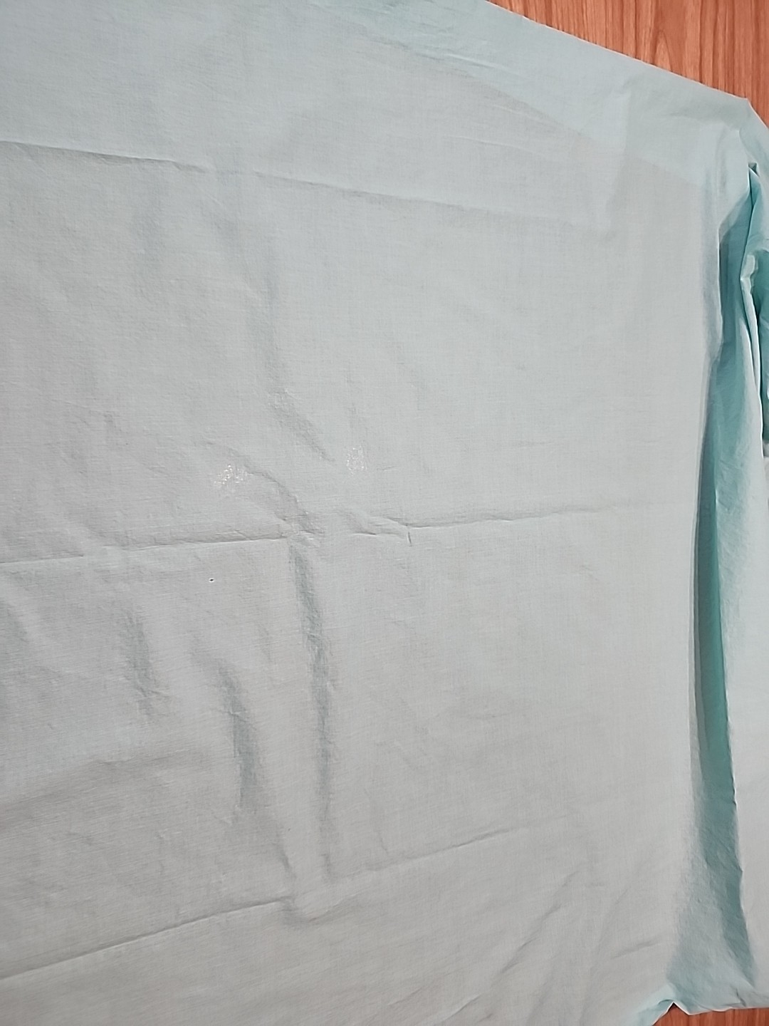 Pottery Barn Teen Curtain 40 X 84 Inches Tie To Aqua Teal Turquois 100% Cotton
