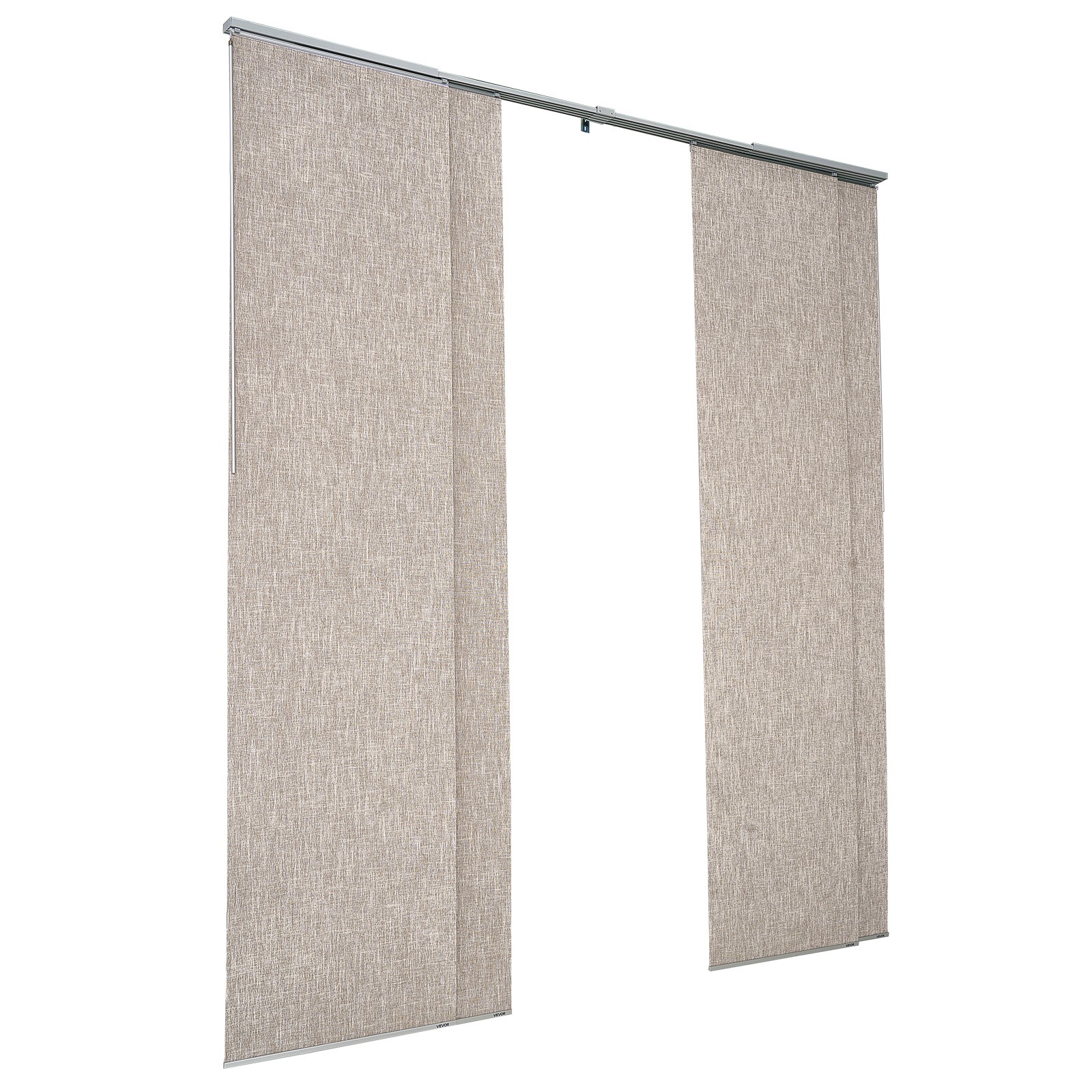 VEVOR Panel Track Blinds Extendable Track from 45.8 in to 86 in W Trimmable