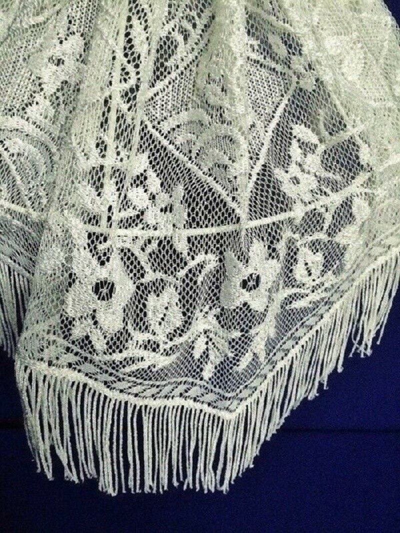 Chantilly Lace Valance 3 in 1 Ecru Kitchen Dining Room Livingroom Bedroom