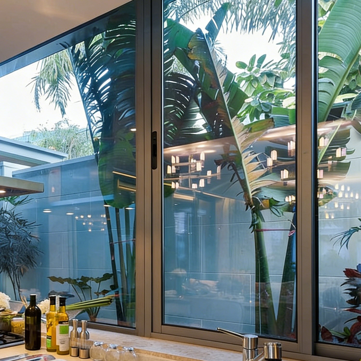 Window Tint One Way Mirror Film UV Heat Reflective Home Office Heat Insulation