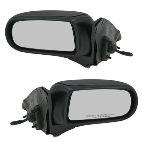 Driver & Passenger Manual Mirrors Set for Mazda Protege 99-03 MA1320129 MA132112