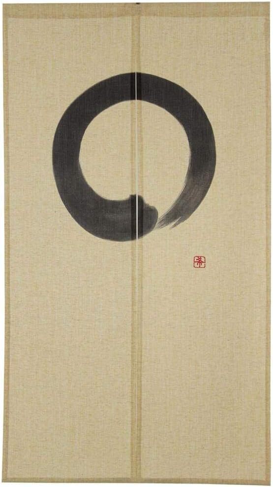 Narumi JAPANESE Noren Curtain Circle 85 x 150cm 10-195 From Japan
