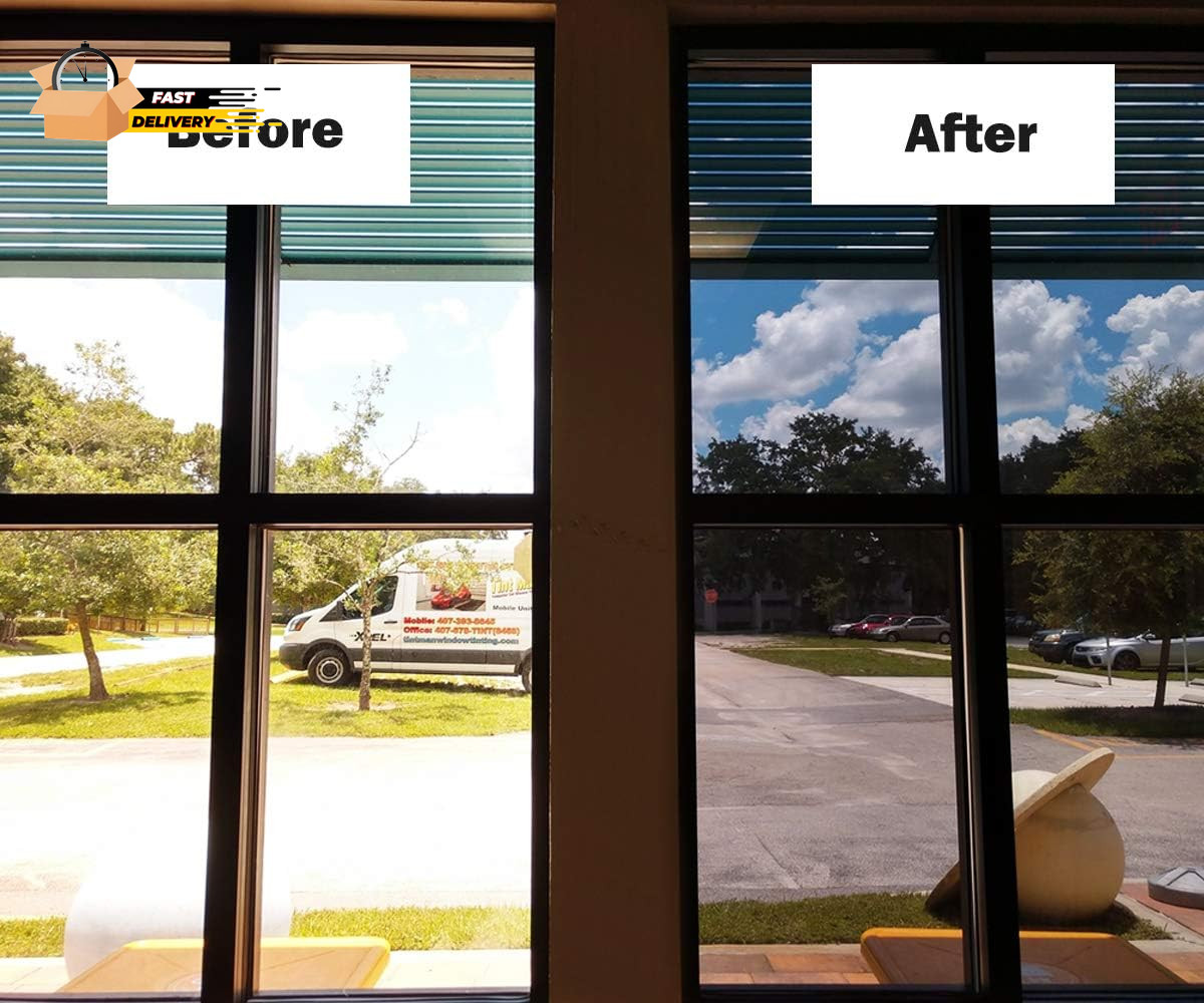One Way Daytime Window Film Privacy Mirror Effect Self-Adhesive Window Ti