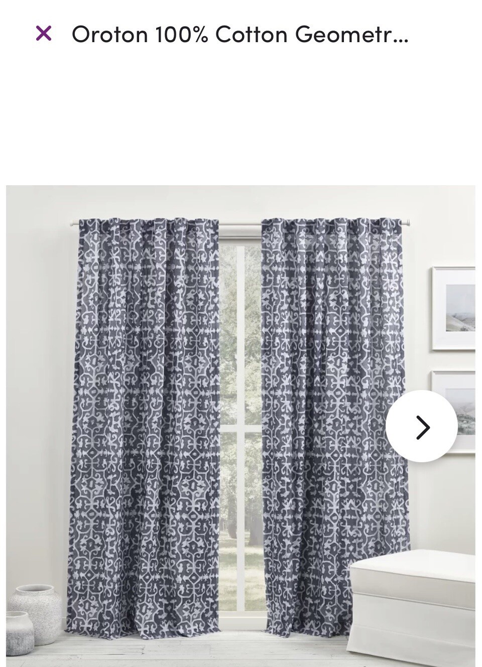 Lauren By Raplh Lauren Oroton (2) Back Tab Panel Navy Blue 50×96”