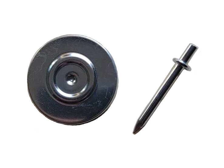 END CAP & PIN for 1 1/4″ WOOD ROLLER