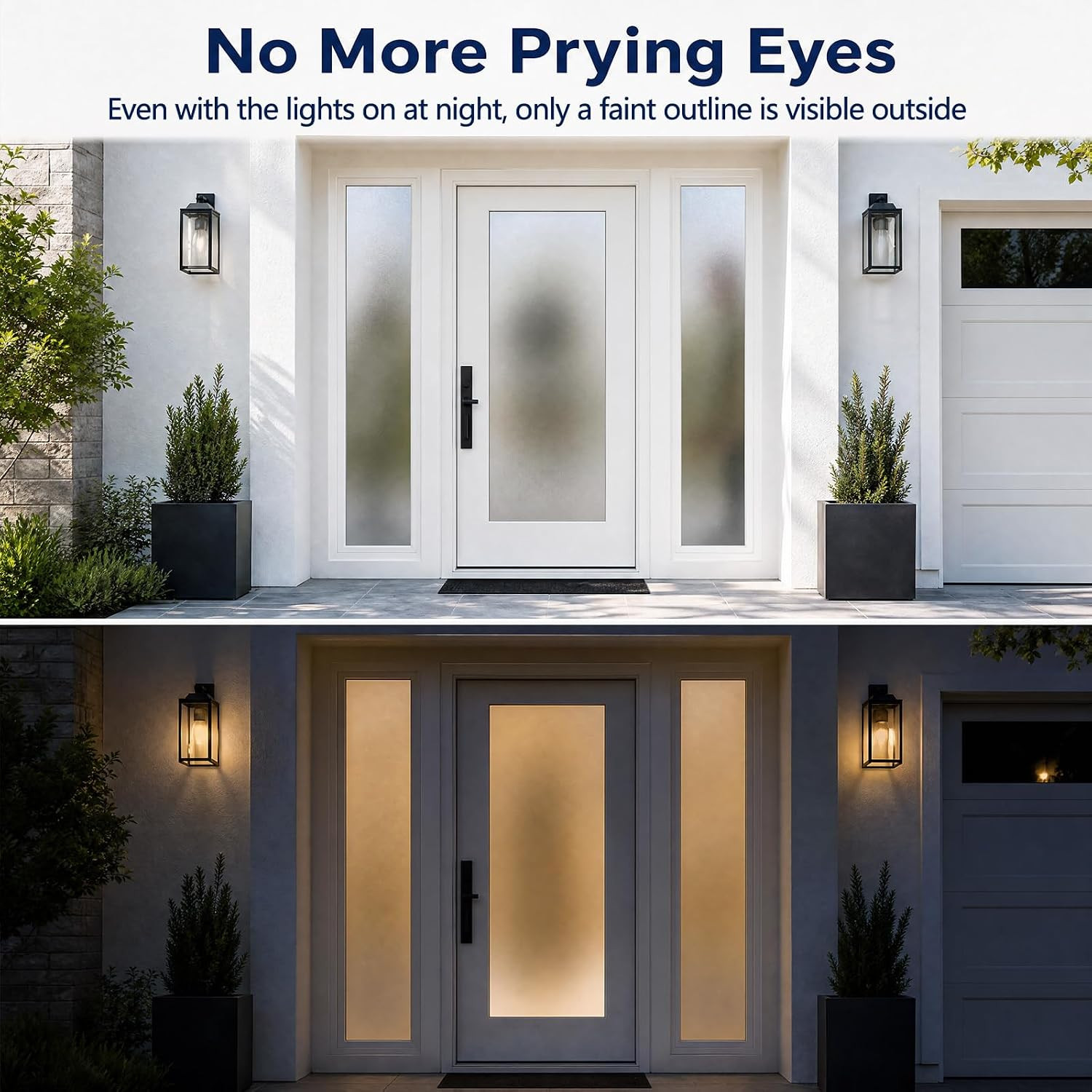 Frosted Window Privacy Film Static Cling Glass Film 17.5″ X 6.5′ | No