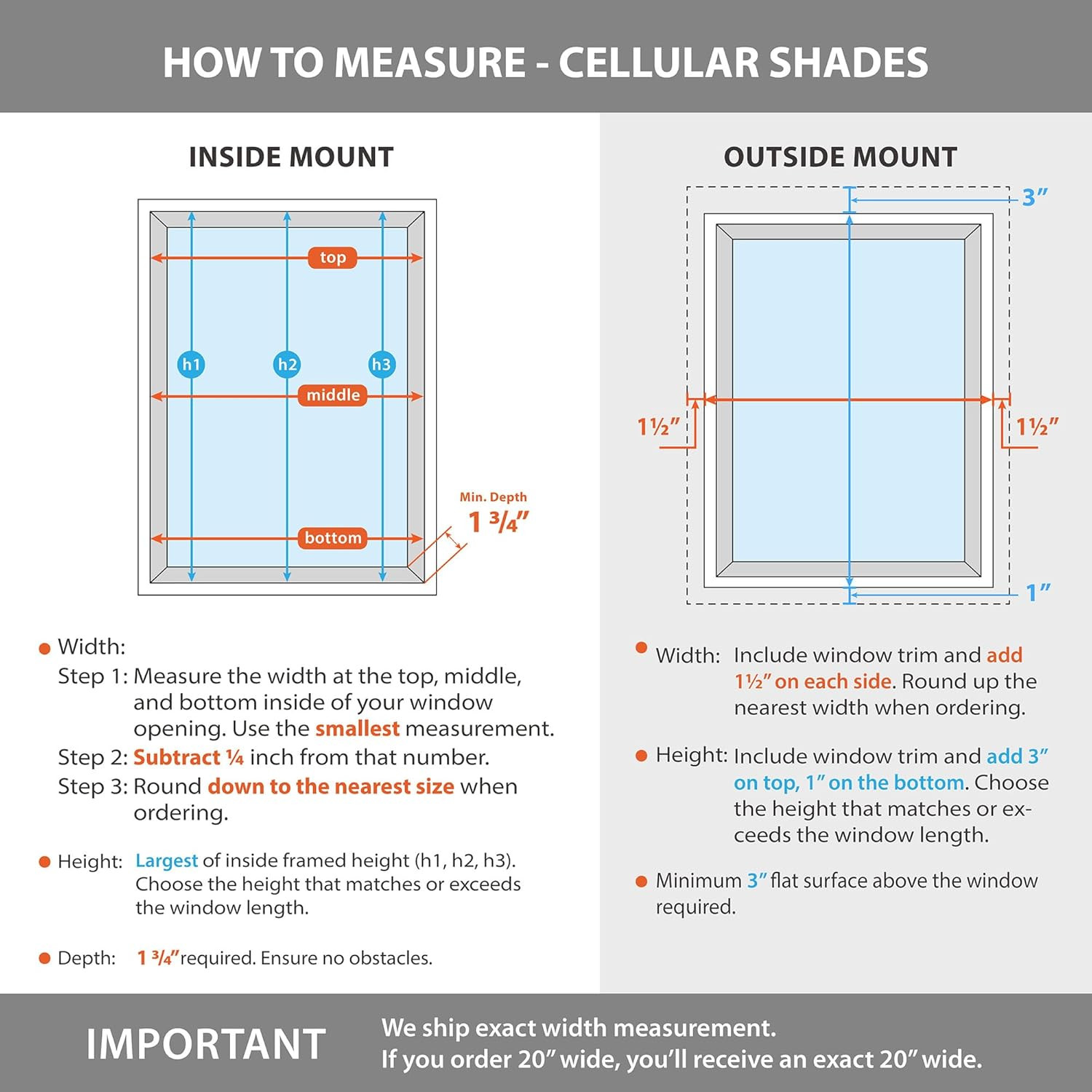 Cordless Blackout Cellular Shade, 58.5″ W X 36″ H, Alabaster