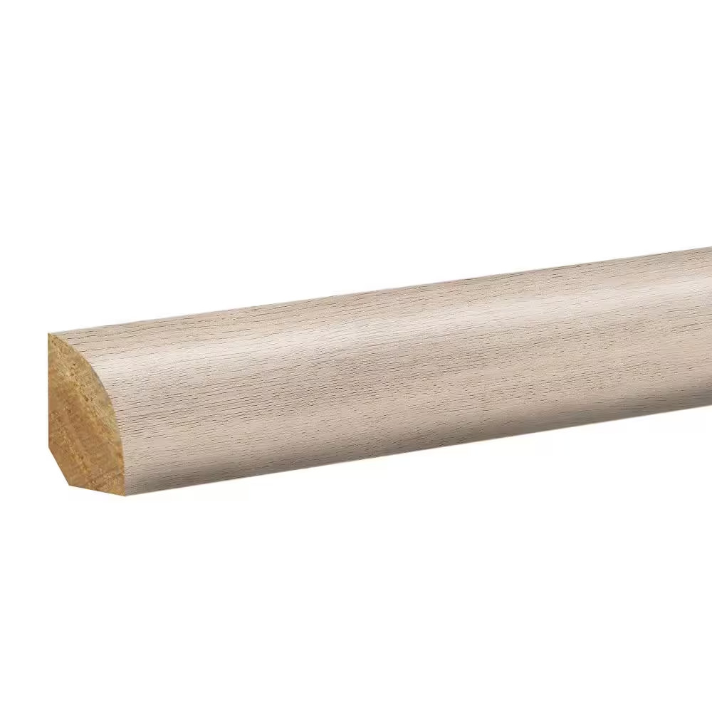 Chiffon Lace 0.62 In. T X 0.75 In. W X 94.5 In. L Textured Wood Look Laminate Mo