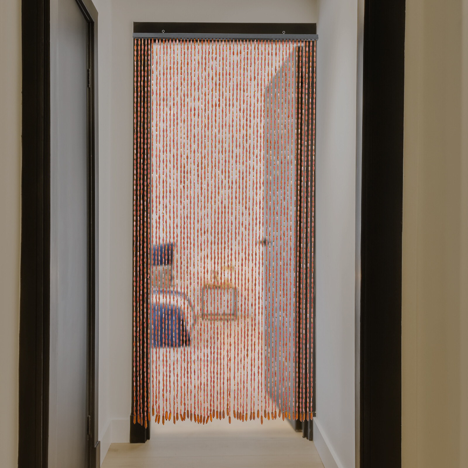 Natural Plain Bamboo Beaded curtain / Bamboo Wood Beaded Curtain/ Beaded Curtain