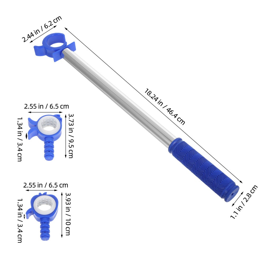 3Pcs Heavy Duty Window Pole Opener Telescopic Pull Rod Durable for Home Use