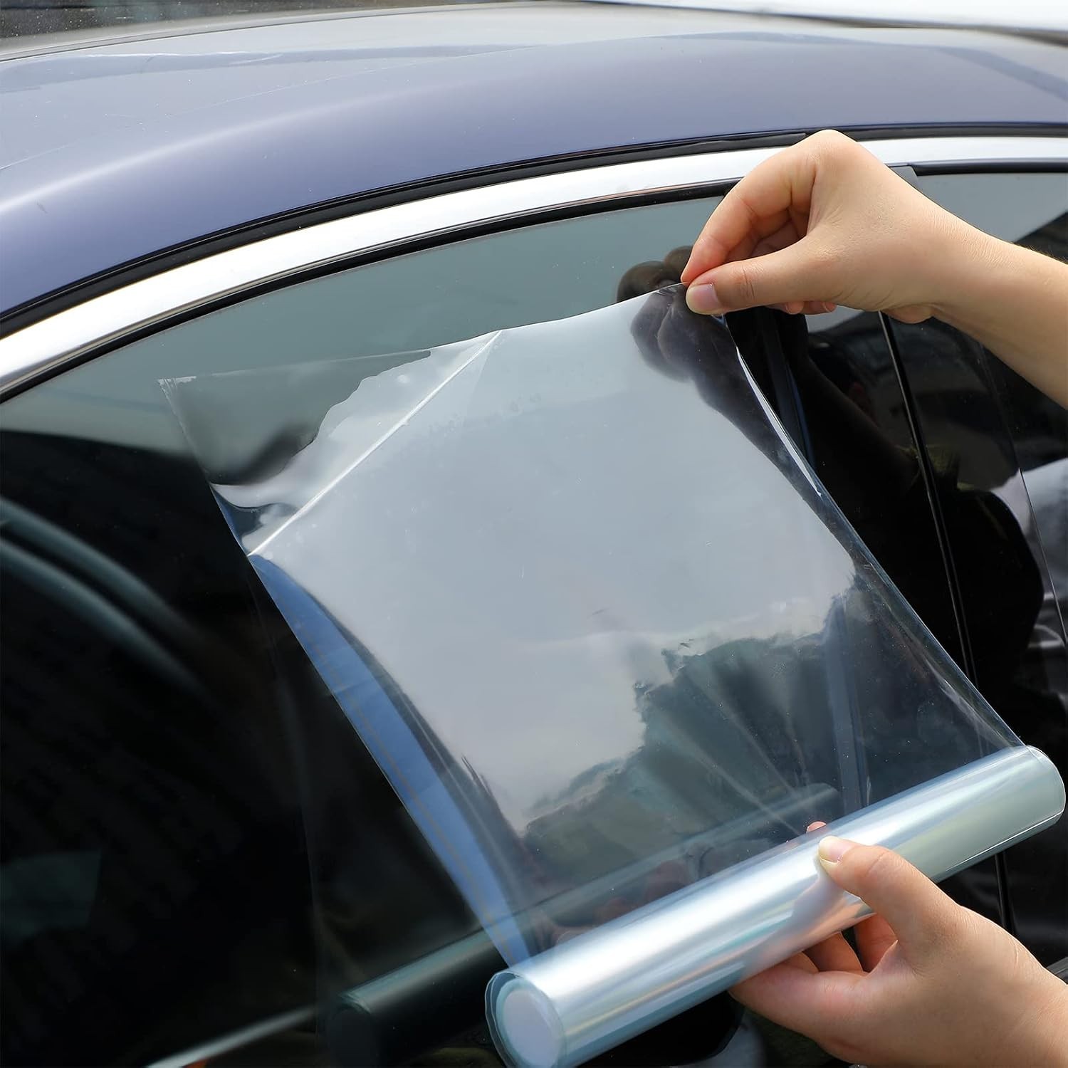 Car Surface Protection Vinyl Film – 12″X120″ Scratch Resistant Clear Wrap