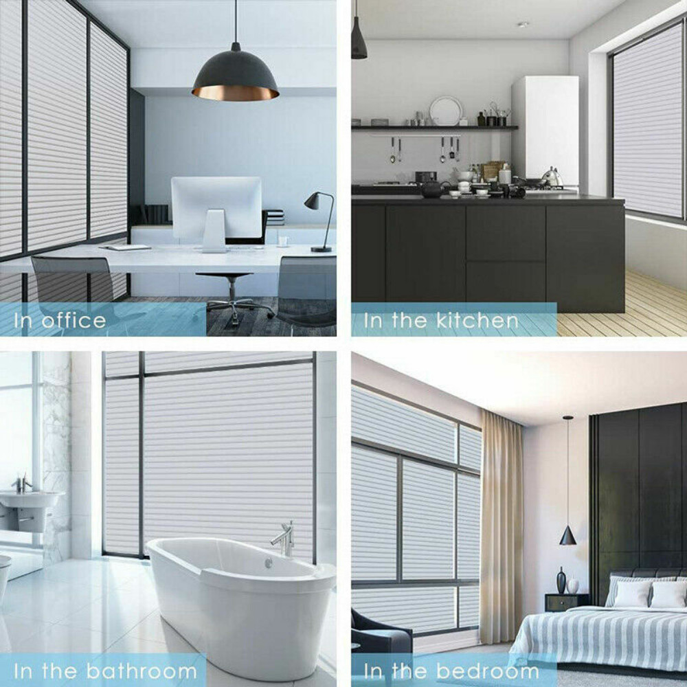 Rabbitgoo Frosted Window Film Pricacy Static Cling Glass Sticker Anti-UV Vinyl