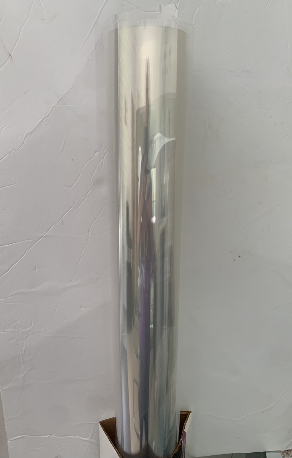 Unused 8 mil Clear Security Window Film 60” Wide By 10’ Roll