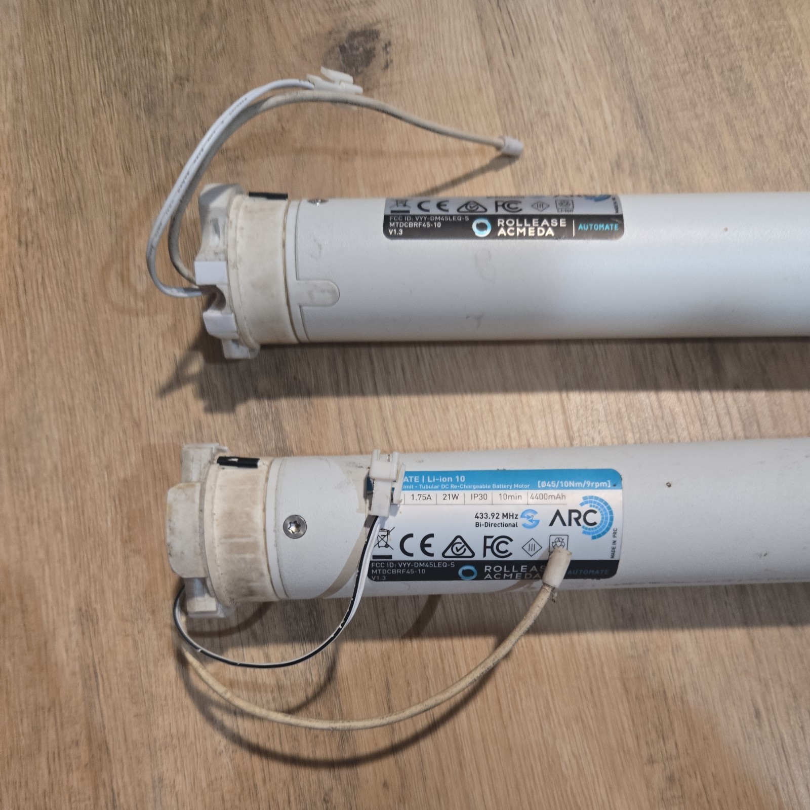 Rollease Li-Ion 10 Battery Motors for Roller Shades and Blinds MTDCBRF45-10