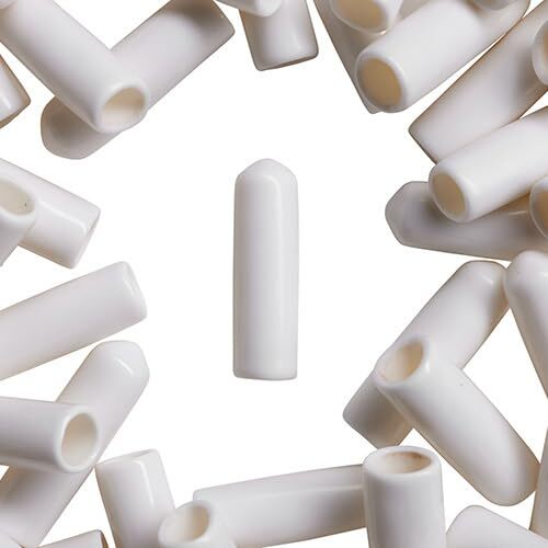 1/4″ X 1″ Screw Thread Protectors Covers Ends Of Screws & Bolts Slip On White Wo