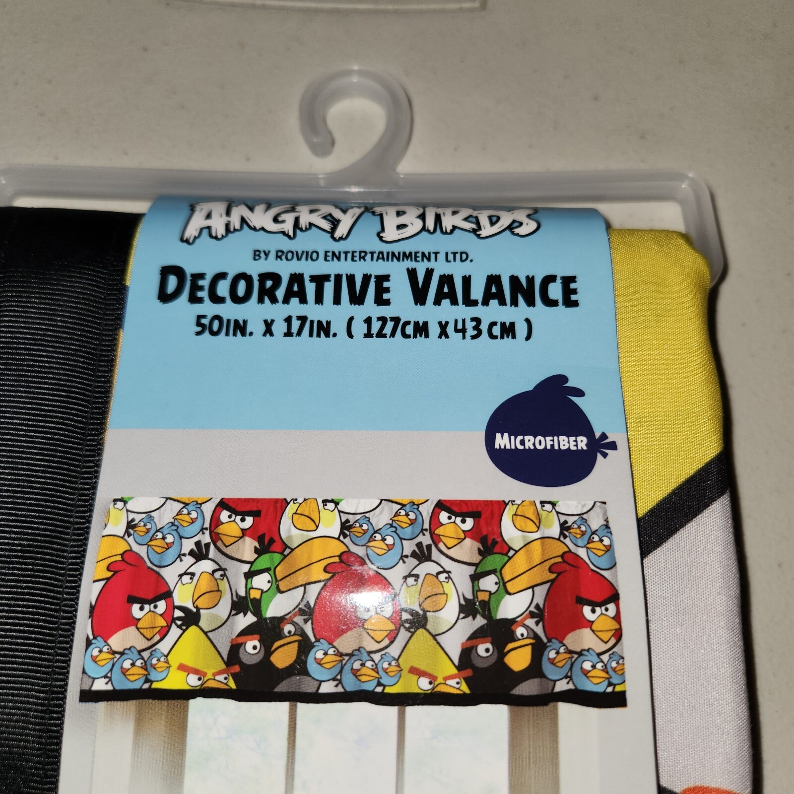Angry Birds decorative window valance 50″x17″